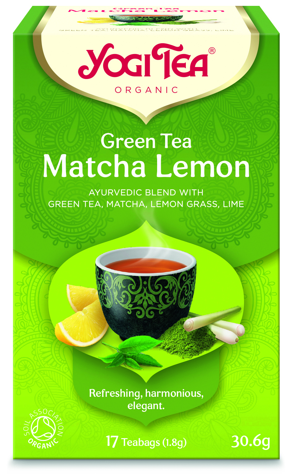 Yogi Tea Matcha Lemon Green Tea BIO 17 Tea Bags